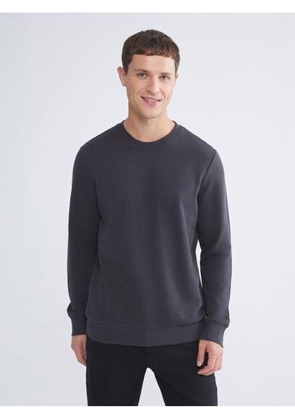 Yeni Sezon Bisiklet Yaka Erkek Sweatshirt