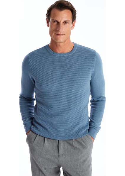 Yeni Sezon Bisiklet Yaka Erkek Triko Kazak