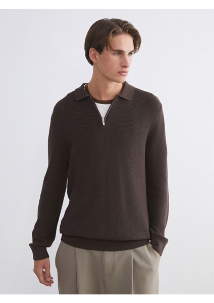 Yeni Sezon Polo Yaka Erkek Triko Kazak