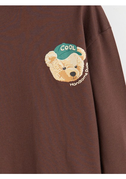 Yeni Sezon Sevimli Ayı Baskılı Erkek Çocuk Tişört modelleri