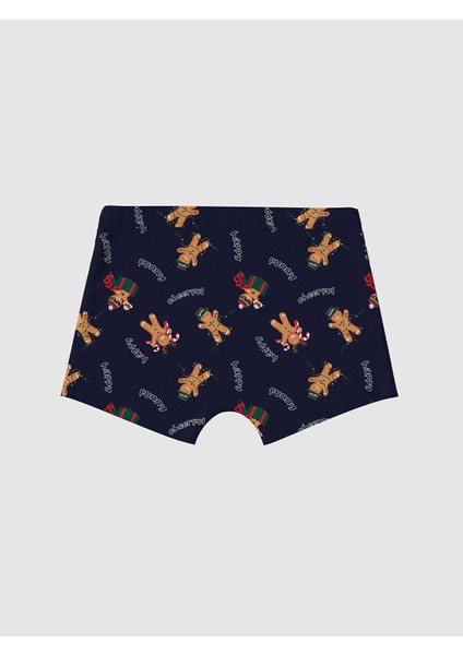 Yeni Sezon Yılbaşı Temalı Erkek Çocuk Boxer 3'lü modelleri