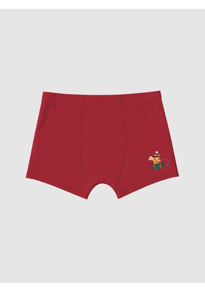 Yeni Sezon Yılbaşı Temalı Erkek Çocuk Boxer 3'lü indirimleri