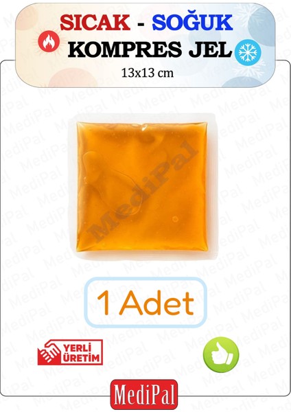1 Adet Termojel - Turuncu - Sıcak Soğuk Kompres Jel - Buz Paketi - Cold Pack fiyatları