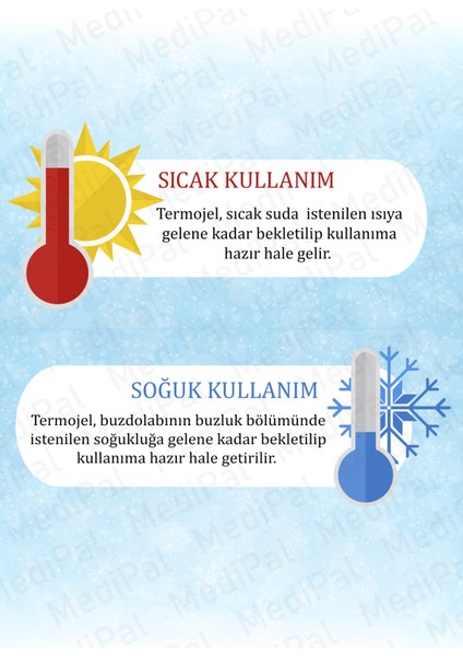 1 Adet Termojel - Turuncu - Sıcak Soğuk Kompres Jel - Buz Paketi - Cold Pack fırsatları