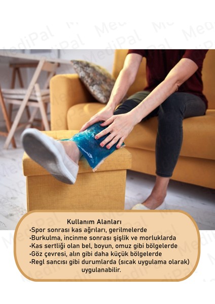1 Adet Termojel - Turuncu - Sıcak Soğuk Kompres Jel - Buz Paketi - Cold Pack indirimleri