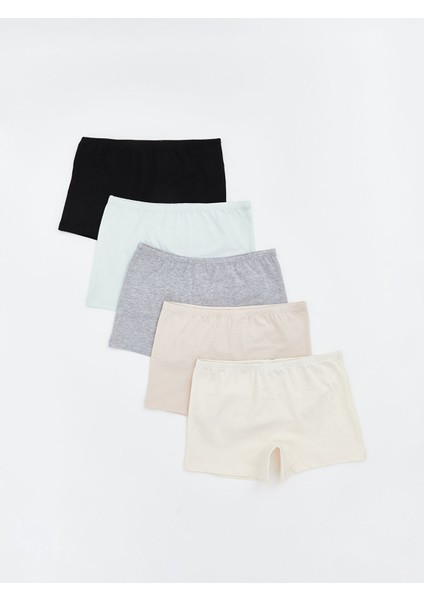 Yeni Sezon Basic Kız Çocuk Boxer 5'li