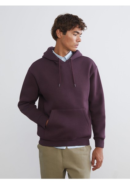 Yeni Sezon Kanguru Cepli Erkek Kalın Hoodie