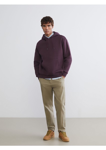 Yeni Sezon Kanguru Cepli Erkek Kalın Hoodie fırsatları