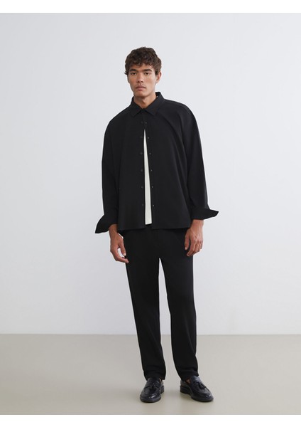 Yeni Sezon Büyük Beden Regular Fit Uzun Kollu Erkek Gömlek fiyatları