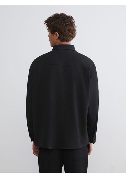 Yeni Sezon Büyük Beden Regular Fit Uzun Kollu Erkek Gömlek fırsatları