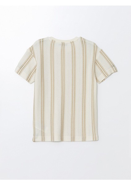 Yeni Sezon Bisiklet Yaka Çizgili Kısa Kollu Erkek Çocuk Tişört modelleri