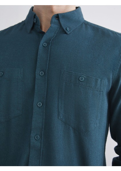 Yeni Sezon Regular Fit Uzun Kollu Gabardin Erkek Gömlek modelleri