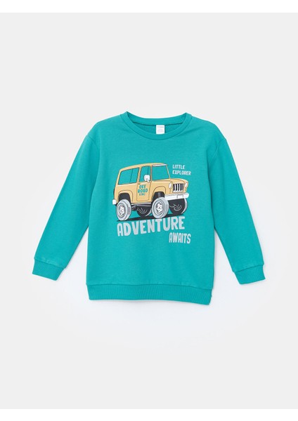 Yeni Sezon Bisiklet Uzun Kollu Baskılı Erkek Bebek Sweatshirt ve Eşofman Alt 2'li Takım fiyatları