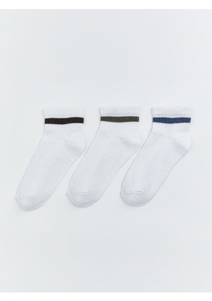 Yeni Sezon Çizgili Erkek Çocuk Soket Çorap 3'lü