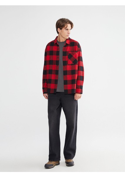 Yeni Sezon Rahat Kalıp Uzun Kollu Ekose Erkek Oduncu Gömlek Ceket fiyatları