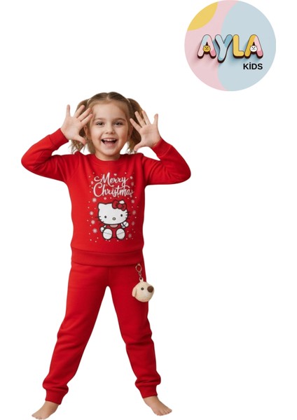 Alt Üst Takım Yılbaşı Temalı Hello Kitty'li fiyatları