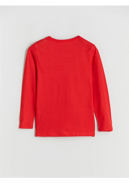 Yeni Sezon Bisiklet Yaka Baskılı Erkek Çocuk Pijama Takımı fırsatları