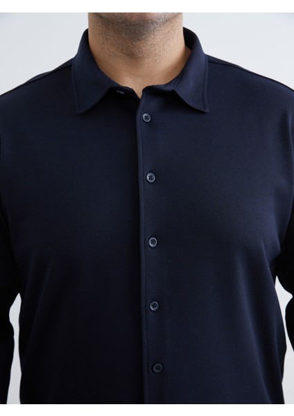 Yeni Sezon Büyük Beden Regular Fit Uzun Kollu Erkek Gömlek modelleri