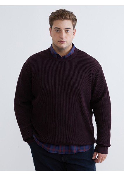 Yeni Sezon Bisiklet Yaka Erkek Triko Kazak