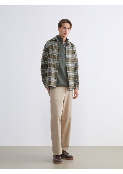 Yeni Sezon Rahat Kalıp Uzun Kollu Ekose Erkek Oduncu Gömlek Ceket fiyatları