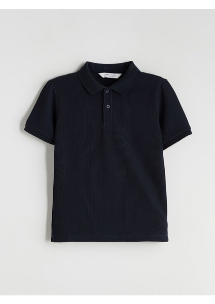 Yeni Sezon Polo Yaka Basic Kısa Kollu Erkek Çocuk Tişört