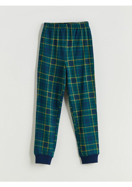 Yeni Sezon Beli Lastikli Ekose Erkek Çocuk Pijama Alt fiyatları