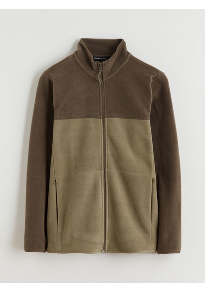 Yeni Sezon Dik Yaka Polar Erkek Fermuarlı Sweatshirt indirimleri