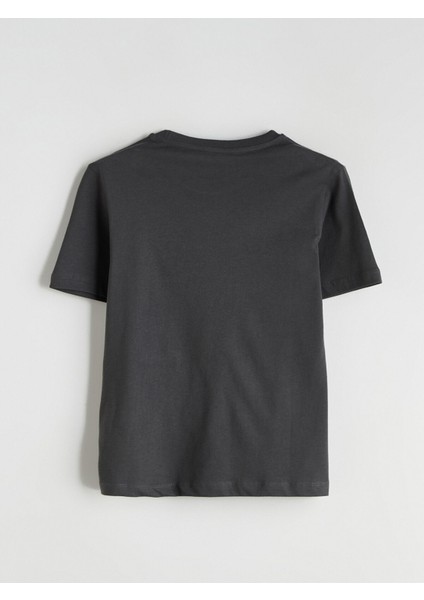 Yeni Sezon Bisiklet Yaka Baskılı Erkek Çocuk Tişört modelleri