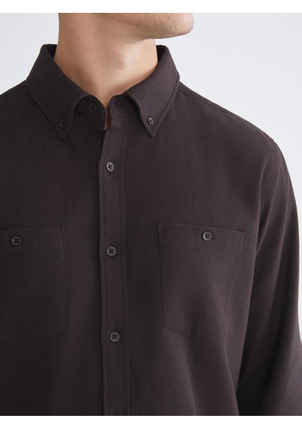 Yeni Sezon Regular Fit Uzun Kollu Gabardin Erkek Gömlek modelleri