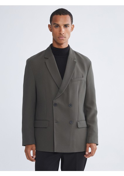 Yeni Sezon Standart Kalıp Erkek Blazer Ceket