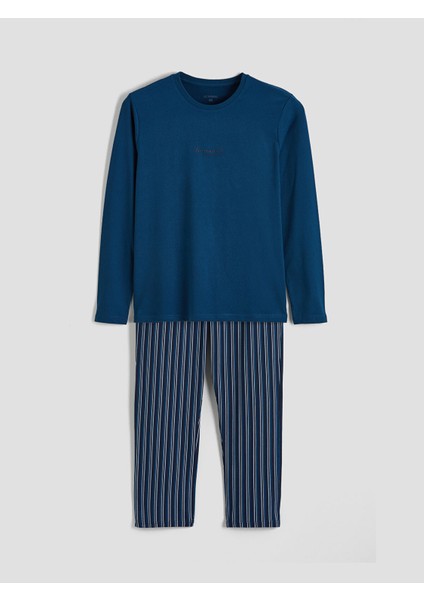 Yeni Sezon Standart Kalıp Erkek Pijama Takımı indirimleri