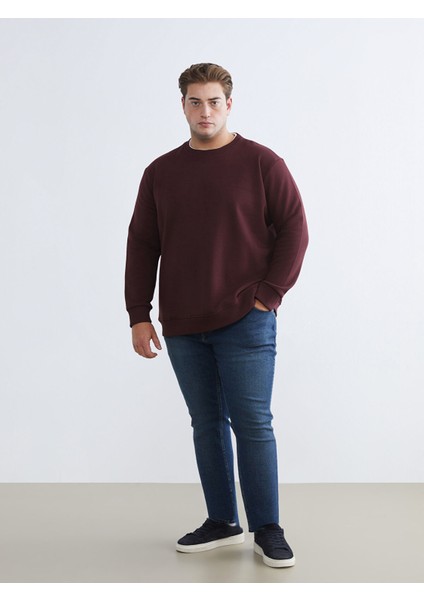 Yeni Sezon Bisiklet Yaka Erkek Kalın Sweatshirt fiyatları