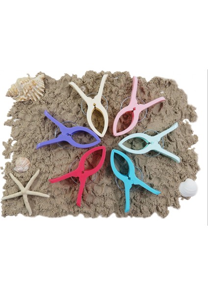 Plaj Havlu Mandalı - Şezlong Mandalı - Mandal Xl 2 Adet