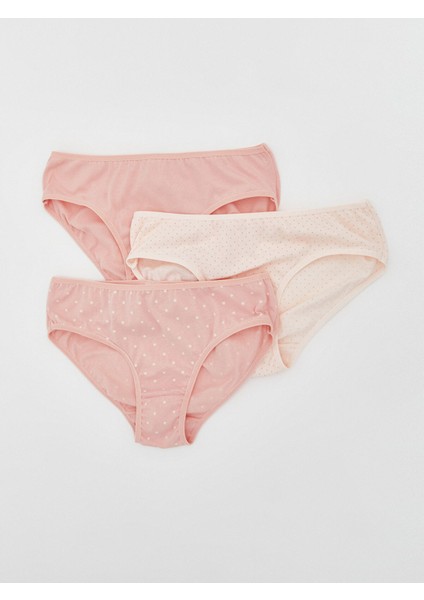 Yeni Sezon Baskılı Kız Çocuk Külot 3'lü