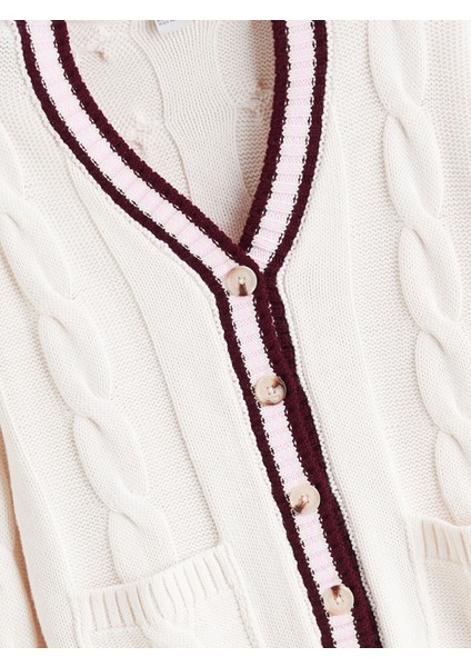 Yeni Sezon V Yaka Kız Çocuk Triko Hırka fiyatları