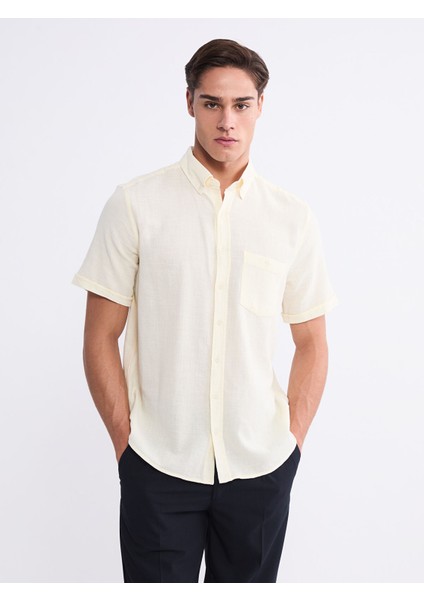 Yeni Sezon Regular Fit Kısa Kollu Erkek Gömlek