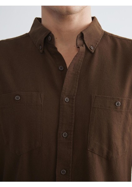 Yeni Sezon Regular Fit Uzun Kollu Gabardin Erkek Gömlek modelleri