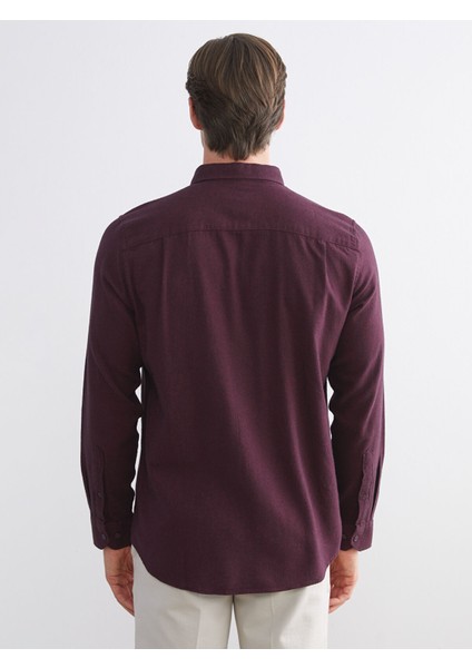 Yeni Sezon Regular Fit Uzun Kollu Gabardin Erkek Gömlek fırsatları