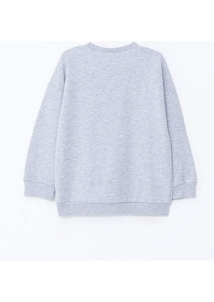 Yeni Sezon Bisiklet Yaka Baskılı Erkek Bebek Sweatshirt ve Eşofman Alt 2'li Takım fırsatları