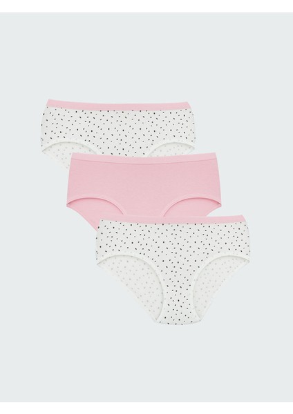Yeni Sezon Baskılı Kız Çocuk Külot 3'lü