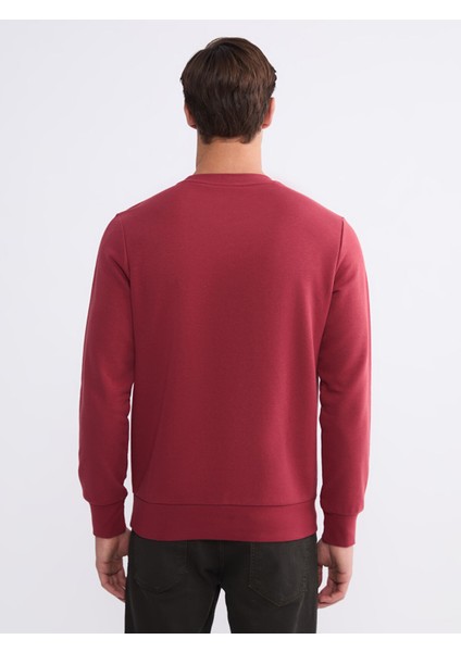 Yeni Sezon Bisiklet Yaka Baskılı Erkek Sweatshirt fırsatları