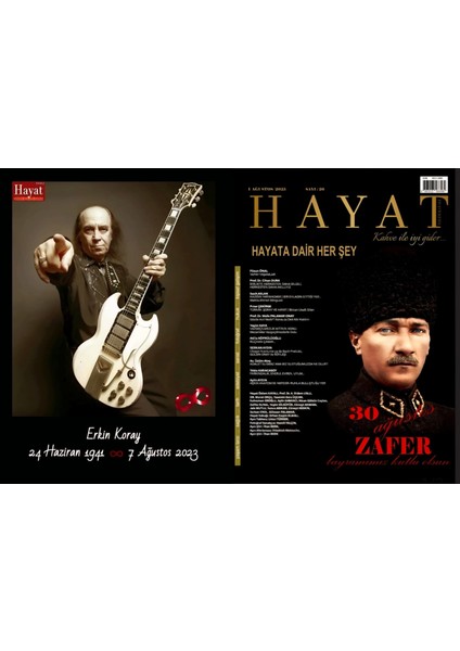 Hayat Dergisi- Ağustos 2025, Sayı 20 modelleri