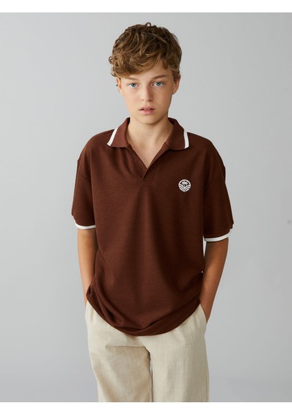 Yeni Sezon Polo Yaka Erkek Çocuk Tişört