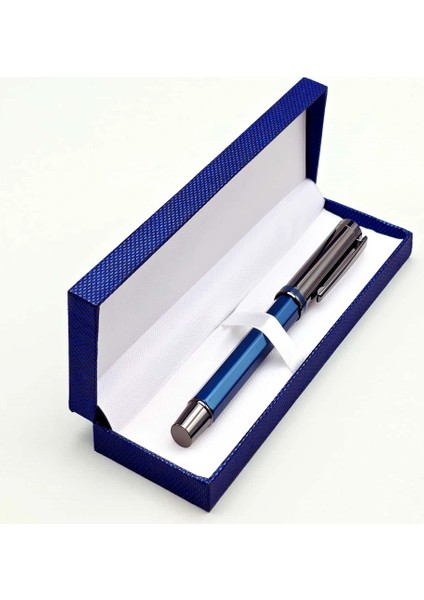 Öğretmene Hediye Kutulu Kalem Mavi