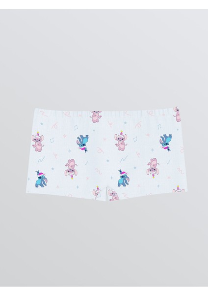 Yeni Sezon Stitch ve Angel Baskılı Kız Çocuk Boxer 3'lü indirimleri