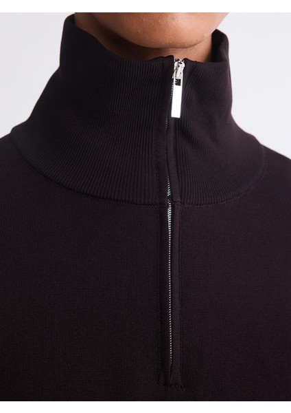 Yeni Sezon Fermuarlı Dik Yaka Erkek Triko Kazak modelleri