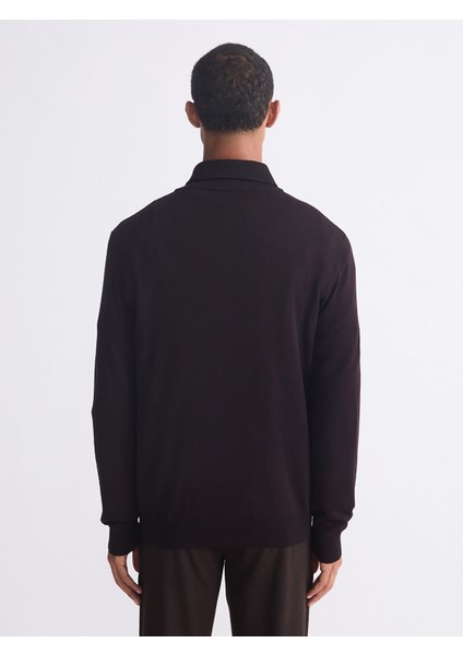 Yeni Sezon Fermuarlı Dik Yaka Erkek Triko Kazak fırsatları