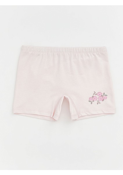 Yeni Sezon Beli Lastikli Kız Çocuk Boxer