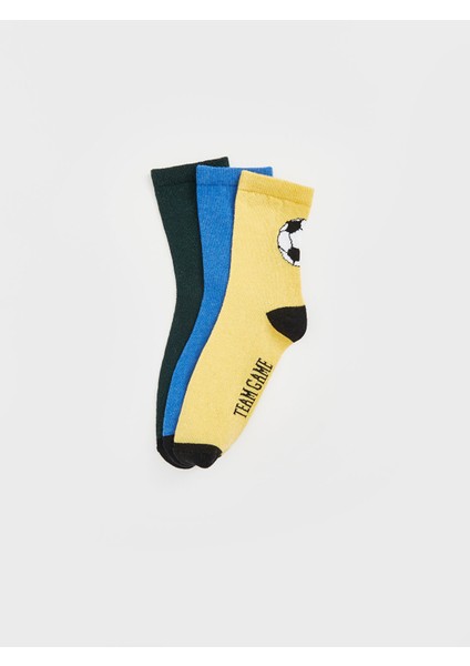 Yeni Sezon Desenli Erkek Çocuk Soket Çorap 3'lü fiyatları