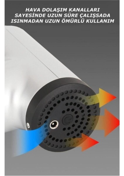 Masaj Tabancası Sporcu Masaj Aleti 4 Başlıklı Şarjlı 6 Fonksiyon Renk Seçilemez modelleri